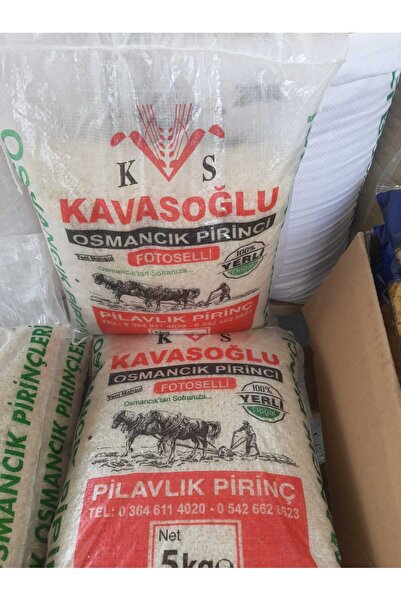 KAVASOĞLU Osmancık Pirinç Yerli Yeni Mahsul (5 Kg)