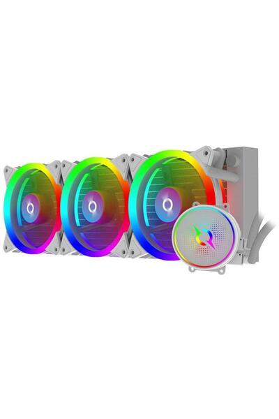 AQIRYS Cooler CPU Aquarius 360 AiO, 3 x 120 mm, ARGB illumination (White)
