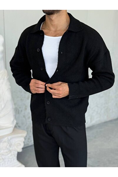 OKSHEN Men's Buttoned Knitwear Cardigan