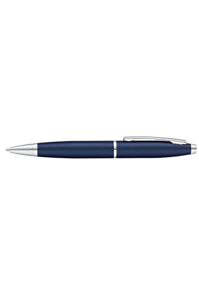 Cross Calais Midnight Blue Chrome Trim Ball Pen