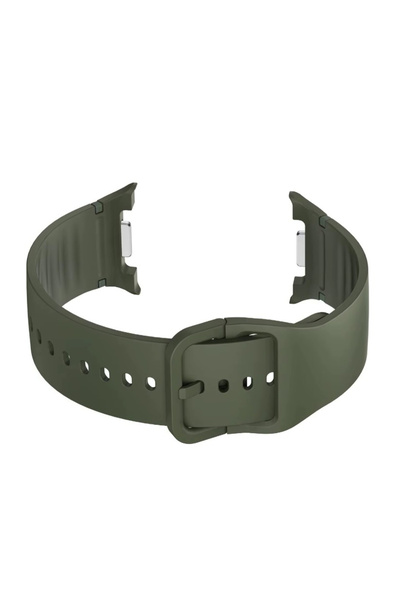 REDz Accessories Curea sport simplă, Samsung Galaxy Watch 8 / Watch 8 Classic, reglabilă, silicon, kaki