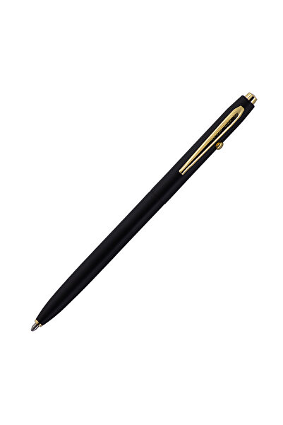 Fisher Space Pen قلم حبر جاف فيشر شاتل قابل للسحب باللون الأسود غير اللامع