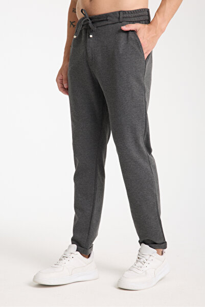 KAPHONE Erkek Pantolon Bel Lastikli Likralı Jogger Stil