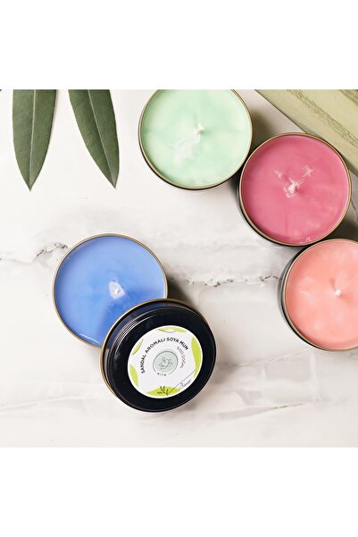 Mitr Sandal Aromalı Metal Soya Mum