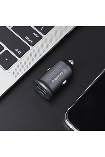 ColorWay Car Charger 38W, 1x USB-A QC3.0, 1x Type-C PD20W, Fast Charge, CW-CHA029PD, Gray