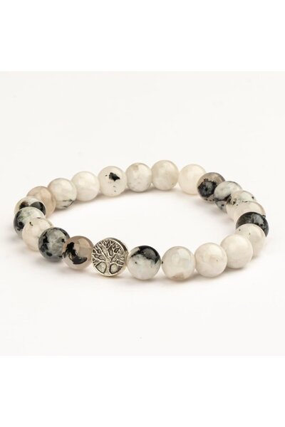 Mitr سوار من حجر القمر الطبيعي (8 مم) - متناغم مع الليل