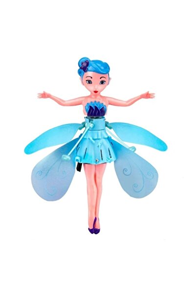 dalimag Păpușă Zână Zburătoare cu Telecomandă Interactivă, Albastră