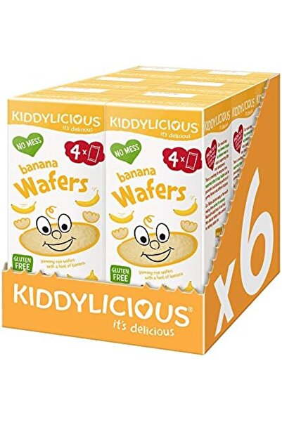 Kiddylicious Banana Wafers | Gluten & Dairy Free Kids Snack | Suitable for 6+...