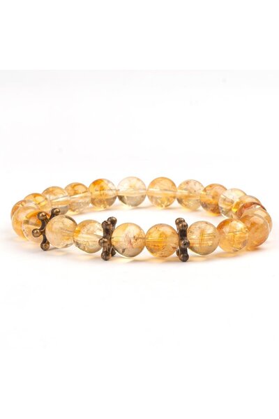 Mitr سوار من حجر السترين الطبيعي (8 مم) - راحة روحية