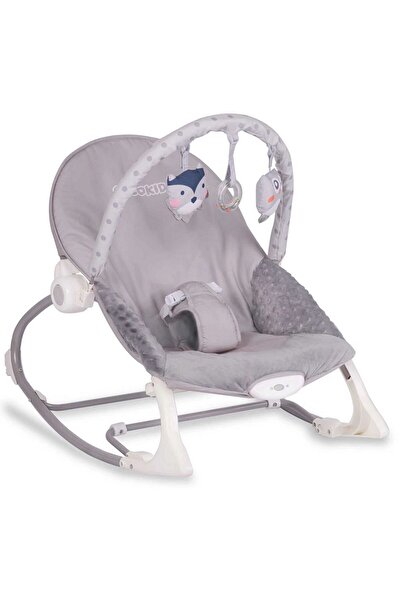 Ricokids Multifunctional rocking chair, metal frame, non-slip feet, toy bar, safety belt...