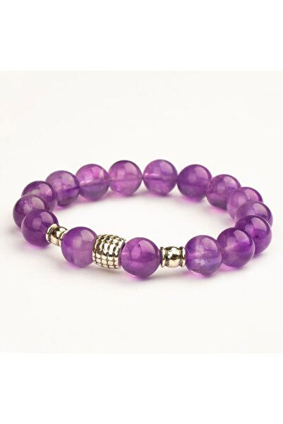 Mitr سوار من حجر الجمشت الطبيعي (10 مم) - حجر يغذي روحك