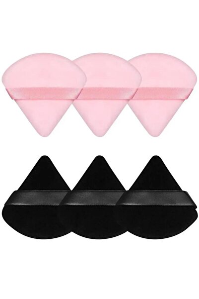 Choice3 SHE088-6mix 3/5/6 قطع مثلثة بودرة للبودرة السائبة مستحضرات التجميل السائلة بودرة ناعمة مخملية M