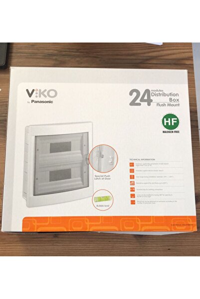 VİKO 24'Lü Halojen Free Sıva Altı Sigorta Kutusu