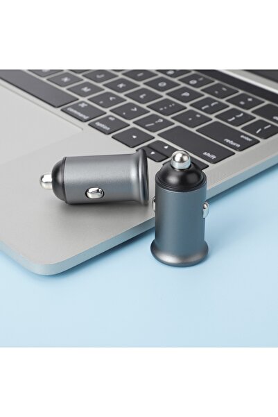 ColorWay Car Charger 38W, 1x USB-A QC3.0, 1x Type-C PD20W, Fast Charge, CW-CHA029PD, Gray