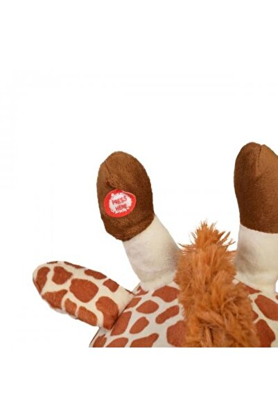 DacEnergy Plush rocking chair for children, wooden base, 2 handles, giraffe shape, 60 x 32 x 55 cm, with sounds...