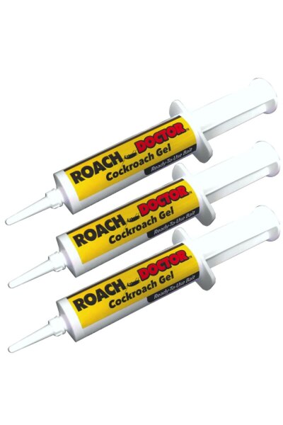 OEM Set insecticid împotriva gândacilor de bucătărie, Doctor Roach, gel cu seringă foarte eficient, 3x30g