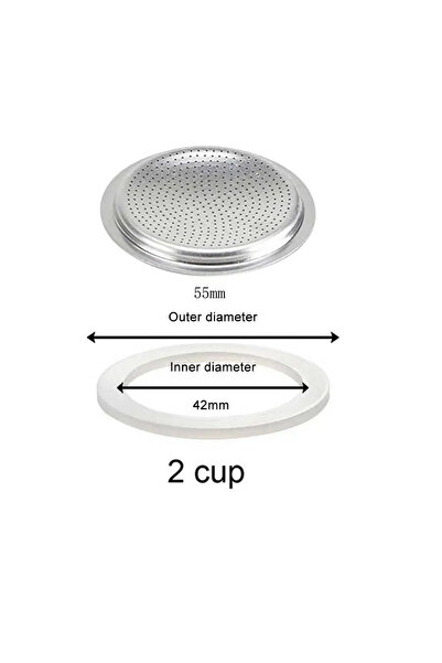 Choice3 2 cup sieve Coffee Silicone Ring Italian Moka Pot Flexible Washer Gas...