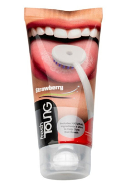 FRESH TOUNG Tongue Fresh Tongue Gel for Adults Strawberry Flavor 85 g