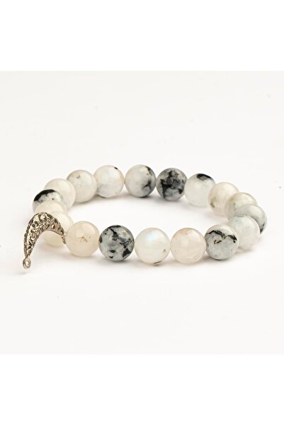 Mitr Moonstone Natural Stone Bracelet (10 mm) – Peaceful Flow