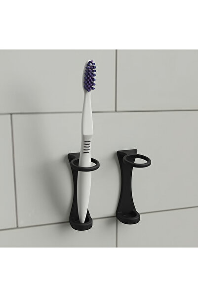 SORA DESIGN Επιτοίχια βάση για οδοντόβουρτσες – Σετ οργάνωσης μπάνιου (Μονό)