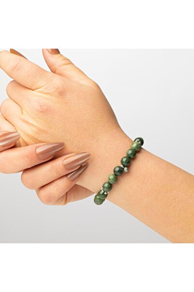 Mitr Canadian Jade Natural Stone Bracelet (8 mm) – the Voice of the Heart