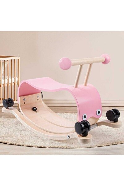 DacEnergy 2 in 1 wooden children's rocking chair, balance bike, with wheels