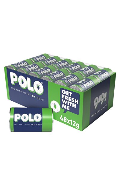 Nestle Polo Peppermint Mint Candy 48 x 12 gRefreshing Sugar Mint Tablets in Pocket Friendly Packs