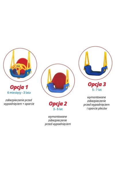 Ricokids 3in1 swing, made of very high quality material, for 6 months-7 years, special structure...