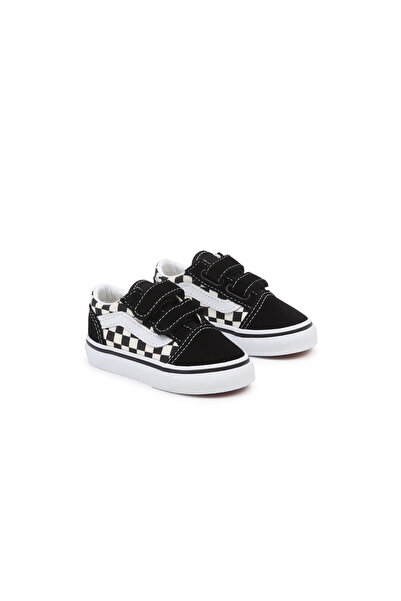 Vans Old Skool V Çocuk Bebek Cırtlı Günlük Ayakkabı Yürüyüş Ayakkabısı Sneaker Renkli