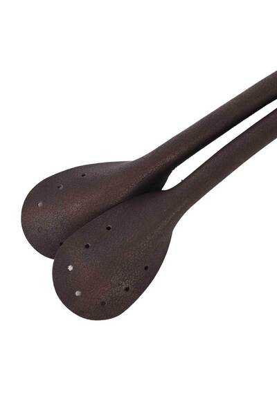 Ritzz مقبض حقيبة جلدي أنبوبي عالي الجودة 40 سم (زوج) بيليكان - بني