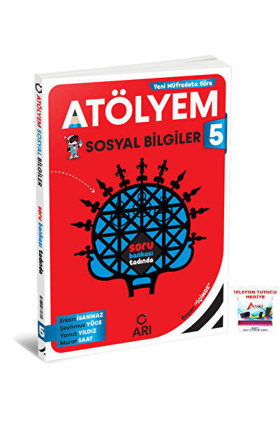 Arı Yayıncılık 2025-2026 5. Sınıf Sosyal Bilgiler Atölyem Soru Bankası Tadınd...