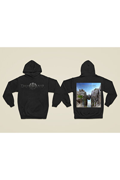 MAGORS Sweatshirt rock cu glugă, cu mânecă lungă, din bumbac imprimat DREAMTH...