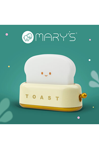 Mary's Toaster Sarı Led Gece Lambası
