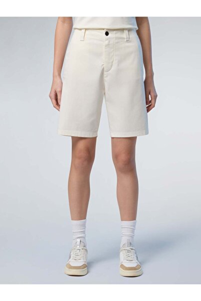 North Sails Slim Fit Yüksek Bel Pamuk Chino Şort