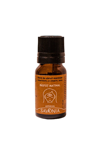 Savonia Rasfat Matinal - Blend Uleiuri Esentiale Naturale - Savonia, Antistres, 10 ml
