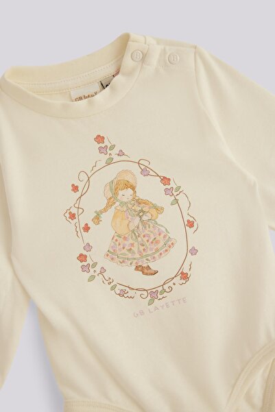 Layette BG Store Baby Girl Ecru Body