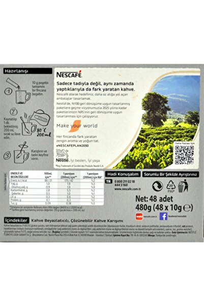 Nescafe 2 si 1 Arada 48 Adet