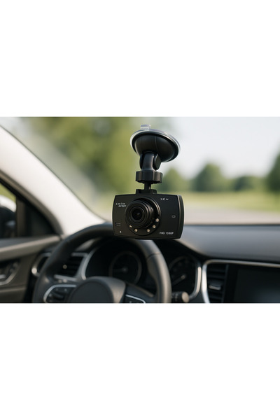 ADESSNA Cameră Auto DVR Full HD 1080P , 2.7” , Unghi 140°, Night Vision, G-Sensor, Detectare Mișcare, HDMI