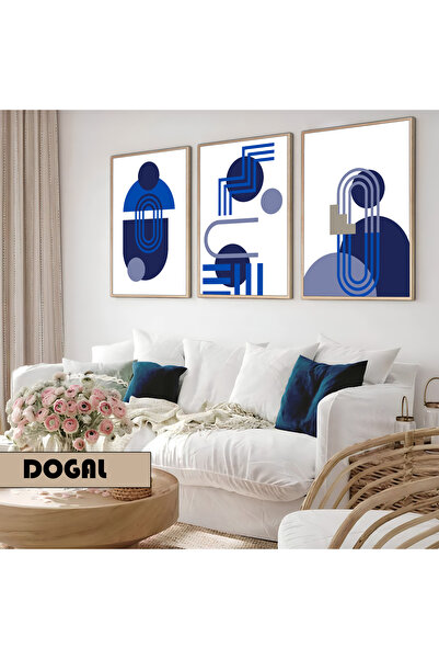Harika bir ev Dečija soba Dnevna soba - Minimalistički Moderni Boemski Plavi ...