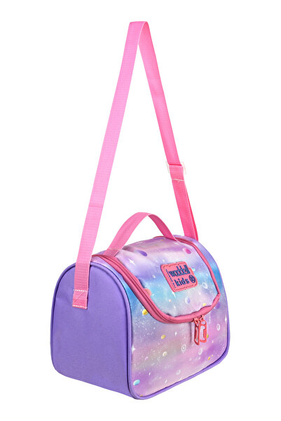 Waddell Sweet Cute Ice Cream Pattern Thermal Lunch Bag, Lunch Bag with Strap