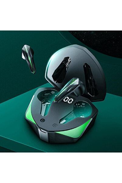 CLAUSTEEL Căști de gaming audio wireless Q35, Bluetooth 5.3, control tactil, iluminare LED RGB, IPX7