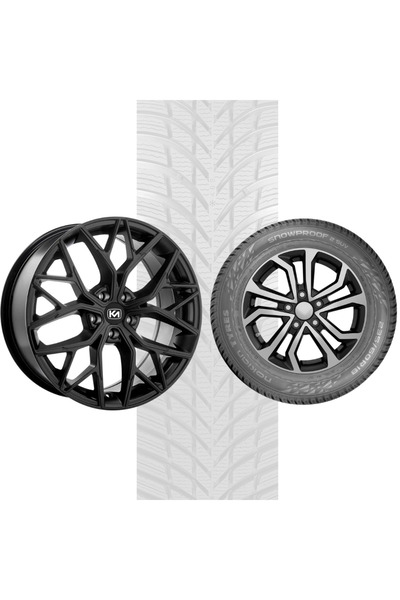 kormetal Tesla Model Y Uyumlu KM 3420 20" Jant 4 Adet + Nokian 255/40R20 Kış ...