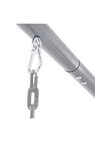 Intex Children's swing, with rocking chair, metal structure, rust-resistant, anchoring system, gray