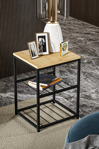 Taşdibi Home 3 RAFLI METAL YAN SEHPA