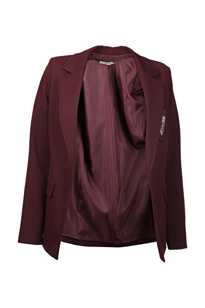 Ekol Oversize Minimalist Long Sleeve Women's Jacket - Casual & Stylish