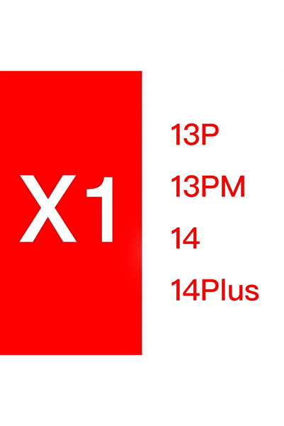 Choice 10Pcs 13P 13PM 14-Plus(x1) Back Camera Blue Lens for iPhone 7G -15ProMax Rear Camera Repair Replacem