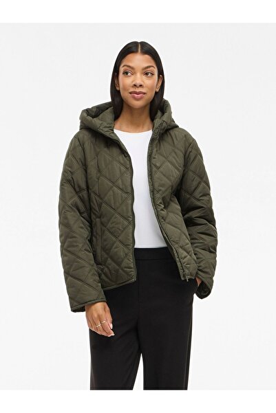 VILA Steppjacke Kapuzen