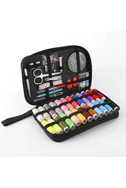 Choice1 مجموعة الخياطة الكاملة من النوع M مع خيوط وإبر ومقص وشريط قياس وأزرار...