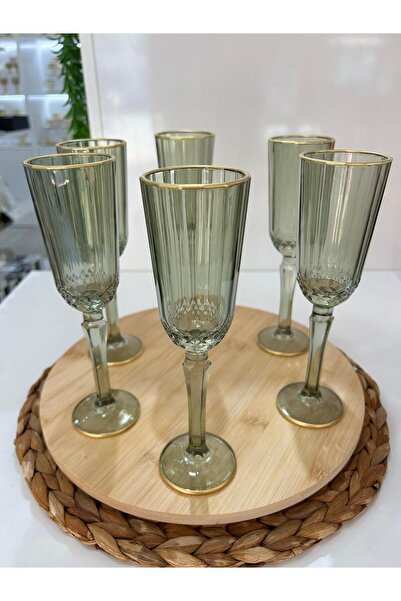 LIRMARTUR Six Pieces of Green Footed Coffee Side Cups