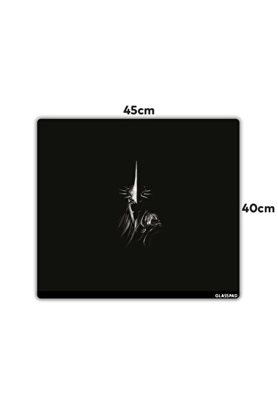 GlassPad Cam Mouse Pad - Witch King (LOTR) - Premium Temperli Cam - 45x40 Cm [M]